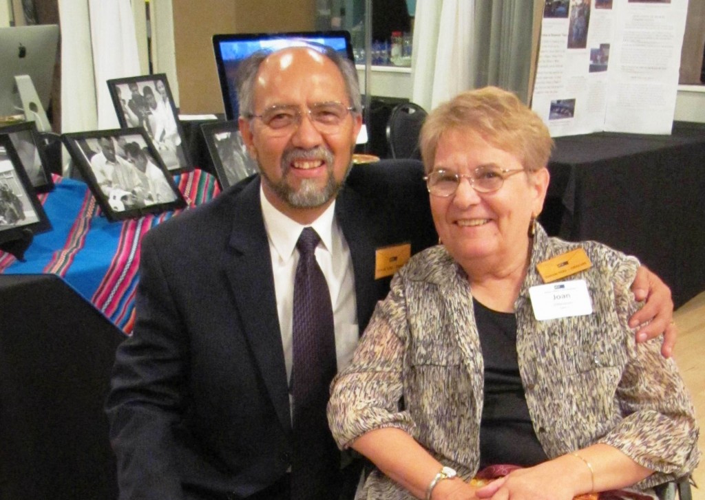 Mano a Mano co-founders Joan and Segundo Velasquez at the 20th Anniversary Celebration on April 12, 2014.