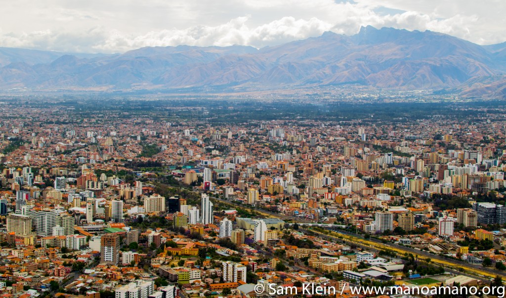 Cochabamba is the fourth-biggest city in Bolivia, and is where Mano a Mano operates in Bolivia. It is also the city where Joan and Segundo Velasquez first met.