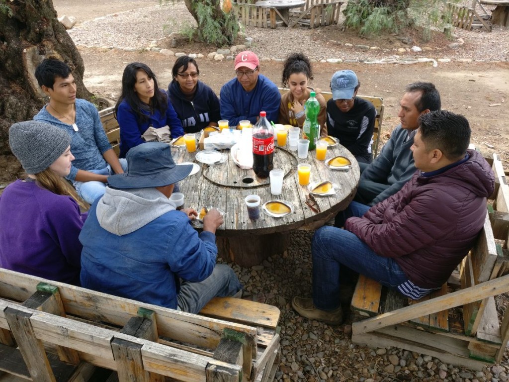 Yesterday was Morgan's last day with Mano a Mano (bottom left in the picture), and Mano a Mano staff and volunteers shared a meal to thank Morgan and say good-bye.