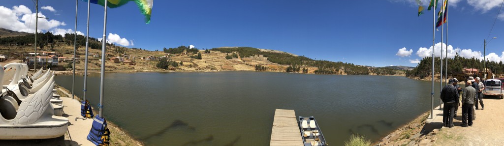 Ucuchi Water Reservoir, September 2018. This was Mano a Mano's first reservoir, built in 2006, and continues to provide consistent access to water for families in the community.
